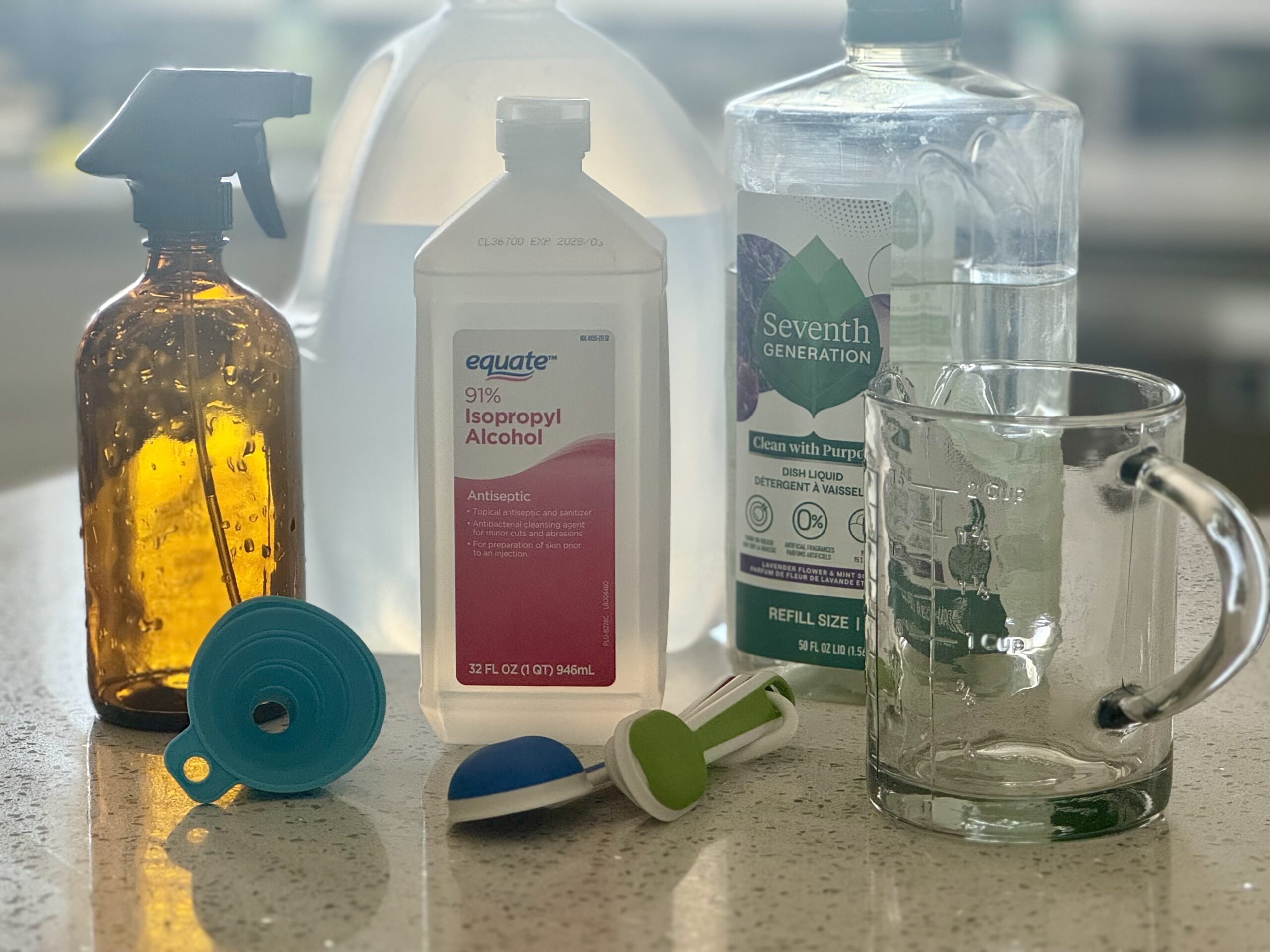 DIY Sanitizing Counter Spray